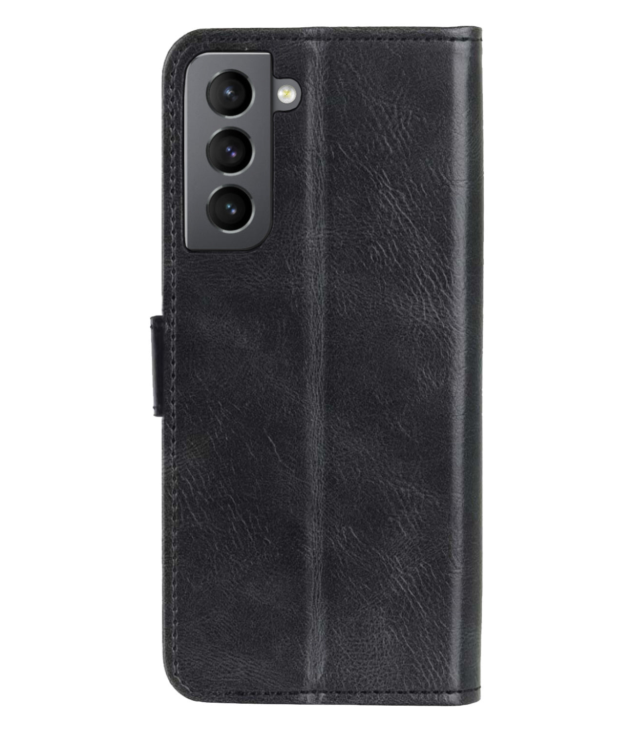 Samsung S21 FE Hoesje Book Case Kunstleer - Zwart