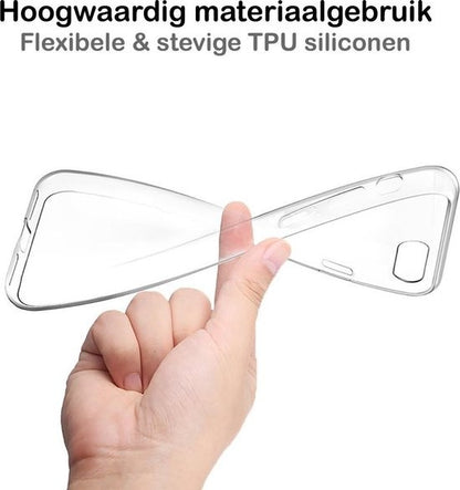 iPhone X Hoesje Siliconen - Transparant