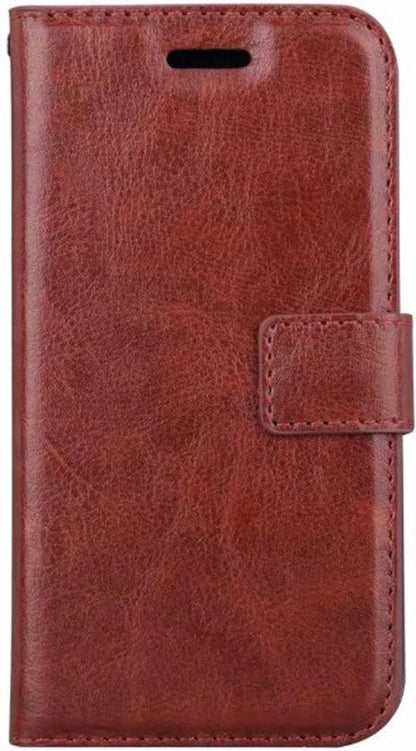 iPhone XR Hoesje Bookcase Cover met Kaarthouder - Bruin