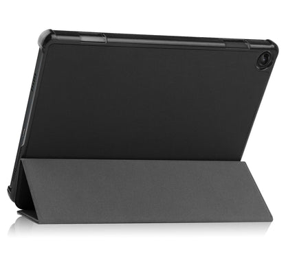 Lenovo Tab M10 (3rd gen) Trifold Bookcase Hoes - Zwart