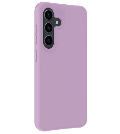Samsung A55 Hoesje Siliconen Backcover Lichtgewicht - Lila