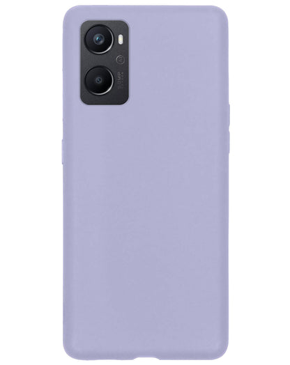 OPPO A96 Hoesje Siliconen Backcover Lichtgewicht - Lila
