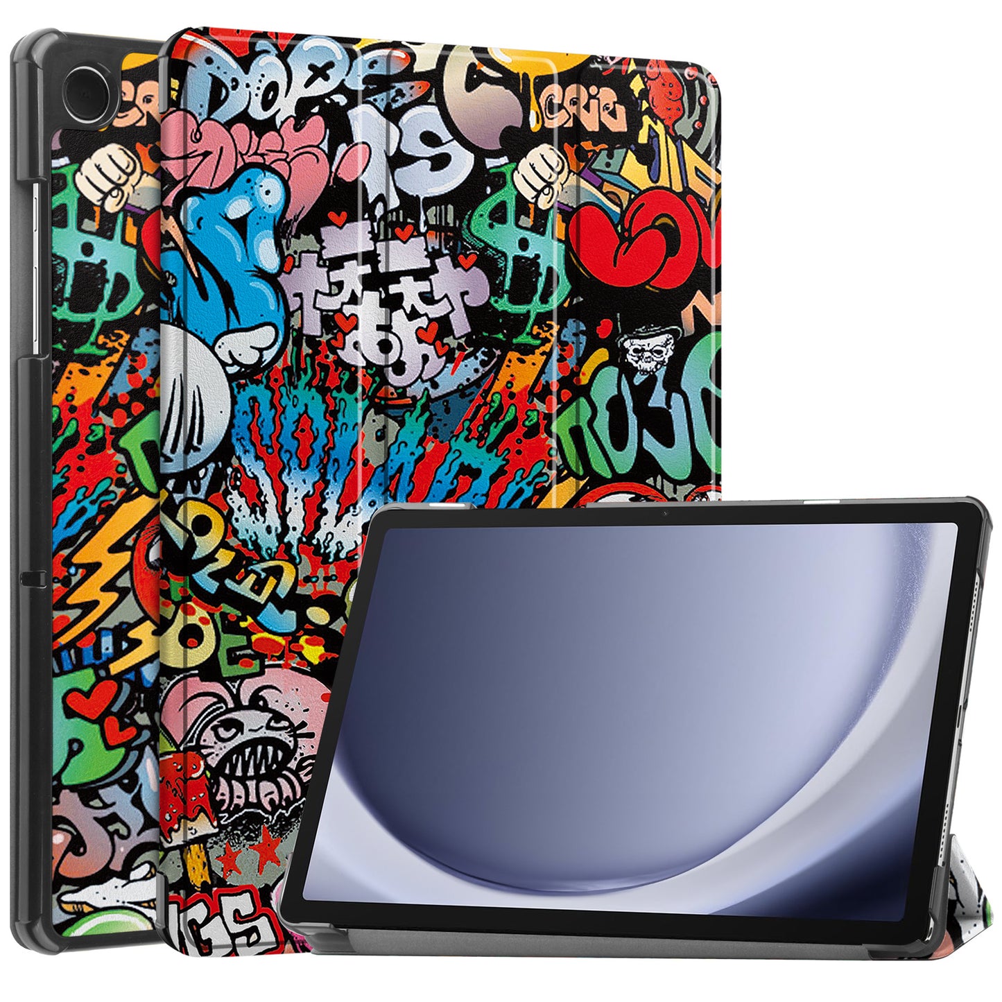 Samsung Galaxy Tab A9 Hoesje Book Case - Graffity