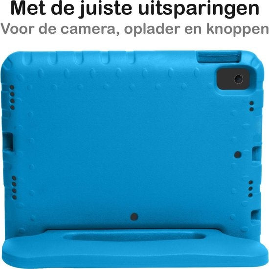 iPad 10.2 2020 Hoesje Kids Cover Bumper - Blauw