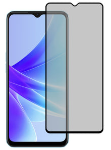 OPPO A17 Screenprotector Gehard Glas - Privacy