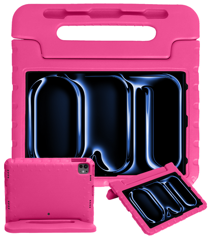 iPad Pro 2018/2020/2021/2022 (12,9 inch) Hoesje Kids Cover Bumper - Roze