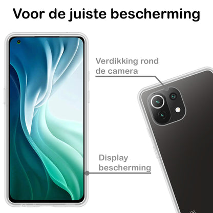 Xiaomi 11 Lite 5G NE Hoesje Siliconen - Transparant