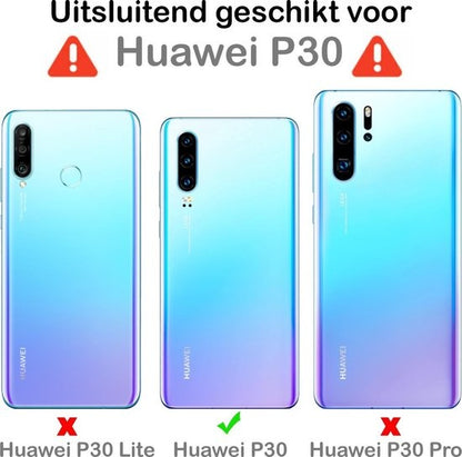 Huawei P30 Hoesje Siliconen Backcover Lichtgewicht - Transparant