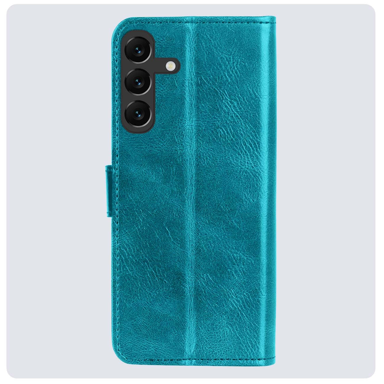 Samsung A15 Hoesje Book Case Kunstleer - Turquoise