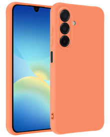 Samsung A26 Hoesje Siliconen Backcover Lichtgewicht - Perzik