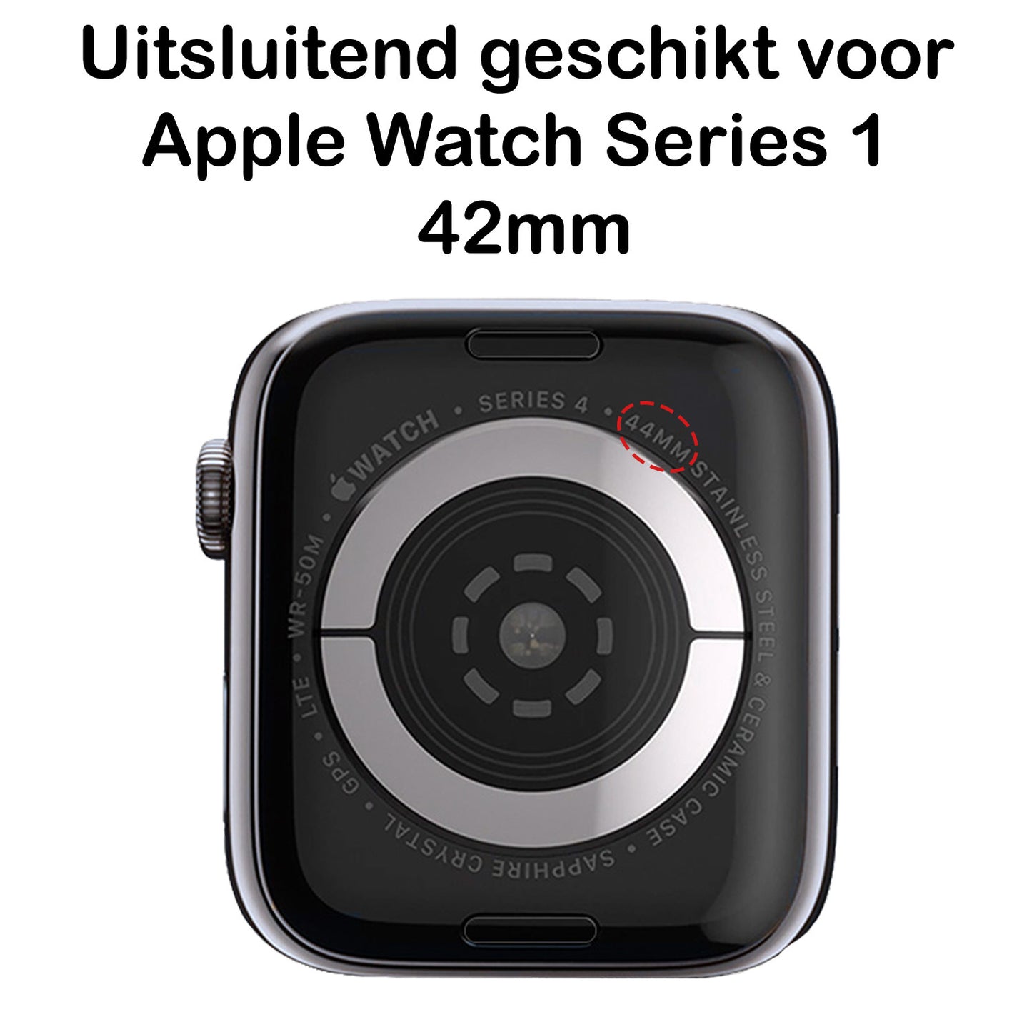 Apple Watch Series 1 42 mm Hoesje Siliconen - Transparant