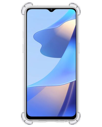 OPPO A16 Hoesje Shockproof Backcover Siliconen - Transparant