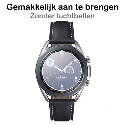 Samsung Galaxy Watch 3 41 mm Screenprotector Gehard Glas - Anti-kras