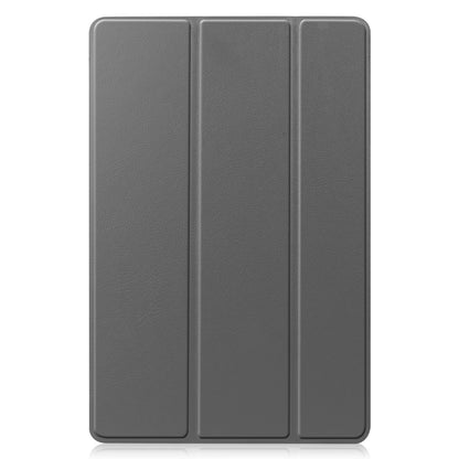Samsung Galaxy Tab S10 Plus Trifold Bookcase Hoes met Penhouder voor S Pen - Grijs