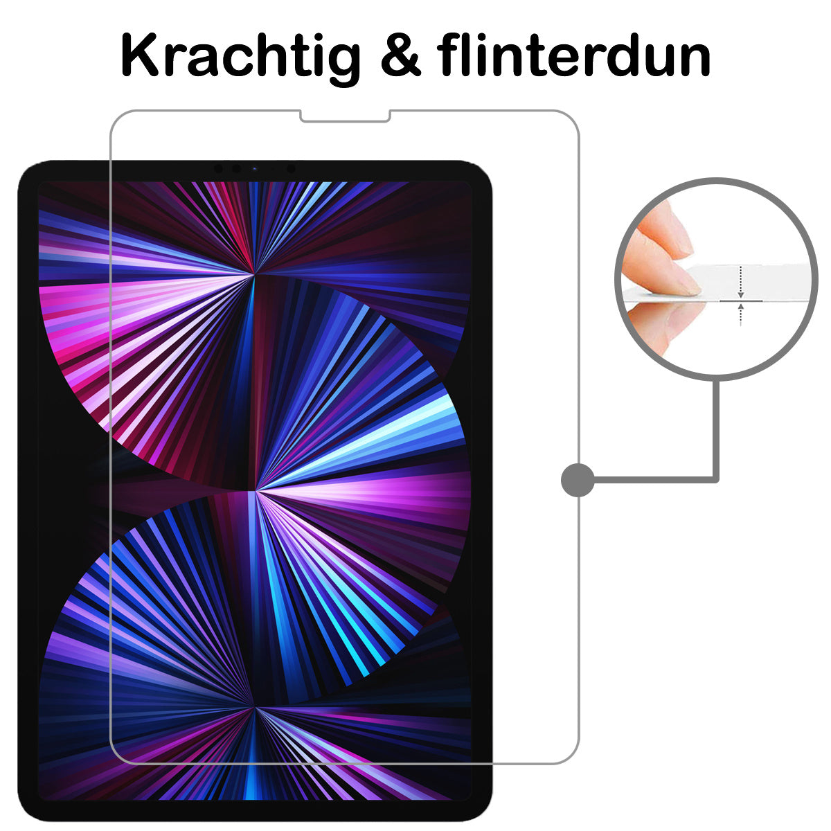 Screenprotector Geschikt voor iPad Pro 11 inch 2021 Screenprotector Glas