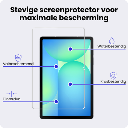 Samsung Galaxy Tab S10 Lite Screenprotector Gehard Glas - Anti-kras