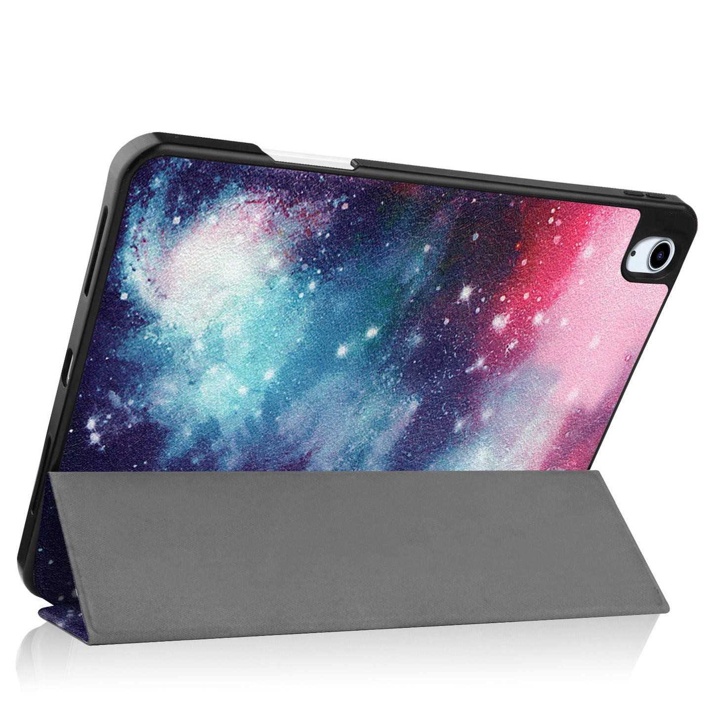 iPad Air 2022 Hoesje Book Case Met Apple Pencil Uitsparing - Galaxy