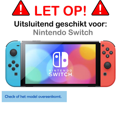 Nintendo Switch Hoesje Siliconen Backcover Lichtgewicht - Transparant