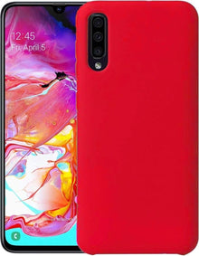 Samsung Galaxy A50 Hoesje Siliconen Backcover Lichtgewicht - Rood