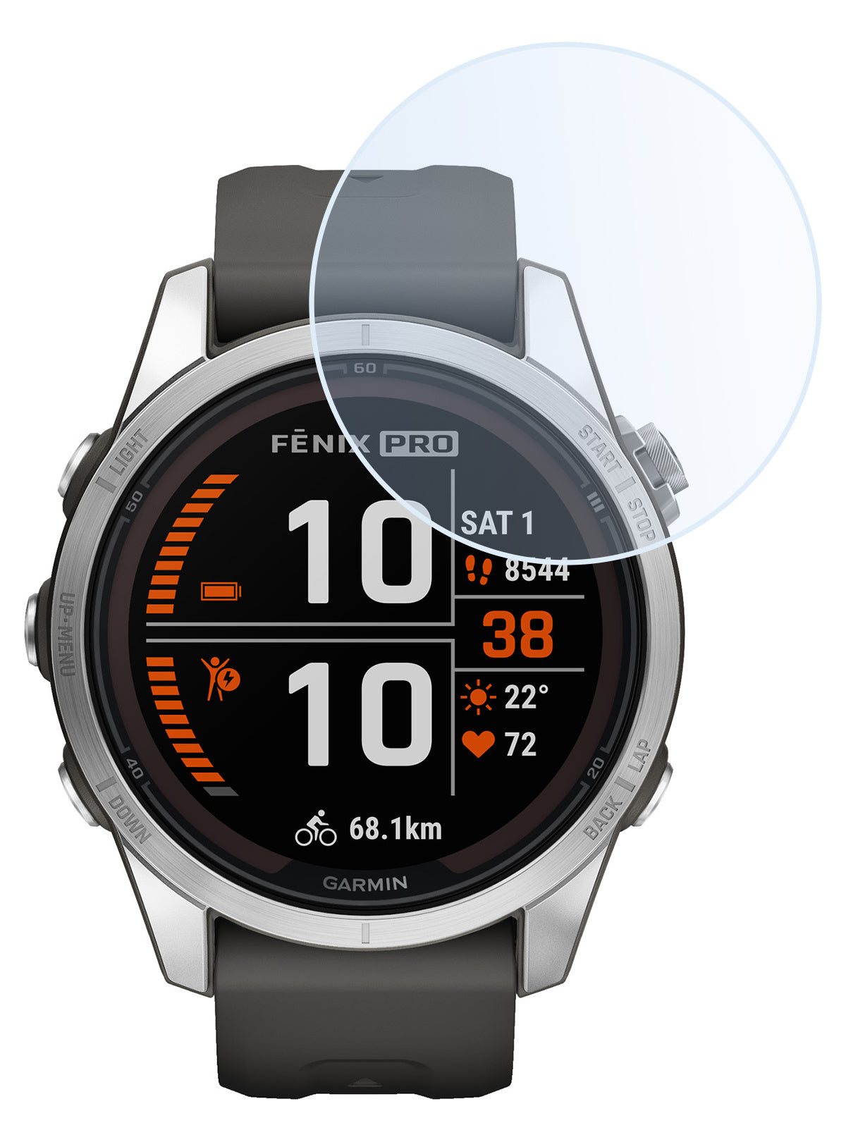 Garmin Fenix 7S Pro Screenprotector Tempered Glass