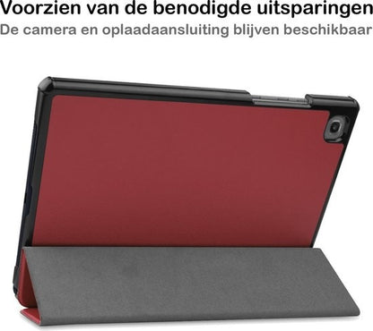 Samsung Galaxy Tab A7 Hoesje Book Case - Donkerrood