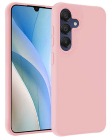 Samsung A15 Hoesje Siliconen Backcover Lichtgewicht - Lichtroze