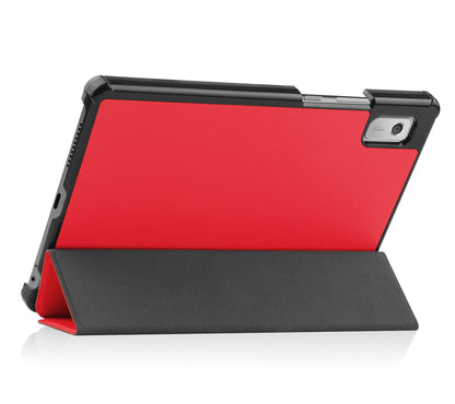 Lenovo Tab M9 Trifold Bookcase Hoes - Rood