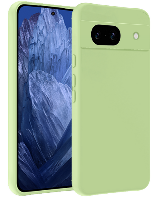 Google Pixel 8a Hoesje Siliconen - Groen