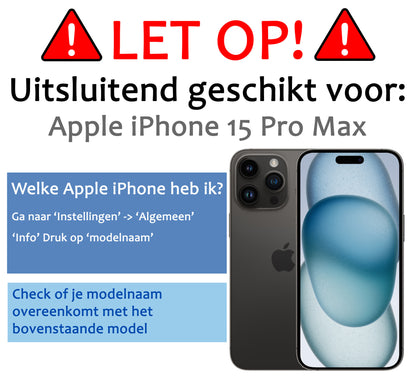iPhone 15 Pro Max Screenprotector Gehard Glas - Anti-kras