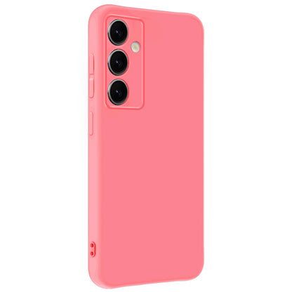 Samsung S25 Plus Hoesje Siliconen Backcover Lichtgewicht - Licht Roze