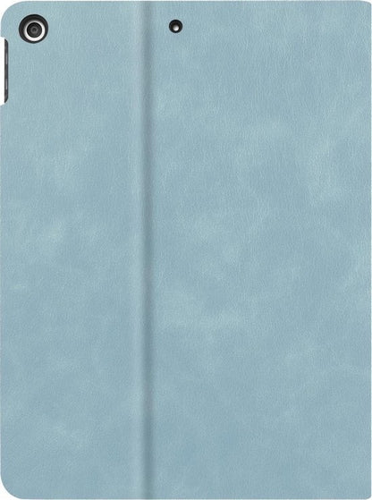 iPad 10.2 2019/2020 Trifold Bookcase Luxe Hoes - Lichtblauw