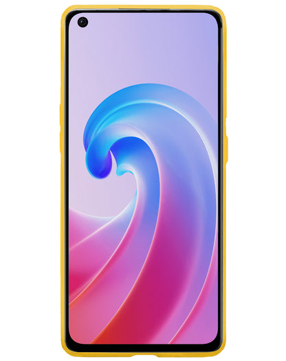 OPPO A76 Hoesje Siliconen - Geel