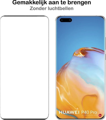 Huawei P40 Pro Screenprotector Full Cover Tempered Glass