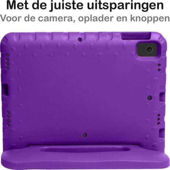 iPad 10.2 2020 Hoesje Kids Cover Bumper - Paars