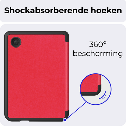 Kobo Clara BW Bookcase Hoes Shockabsorberend - Rood