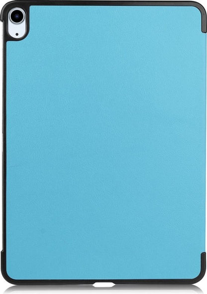 iPad Air 2020 Trifold Bookcase Hoes - Lichtblauw