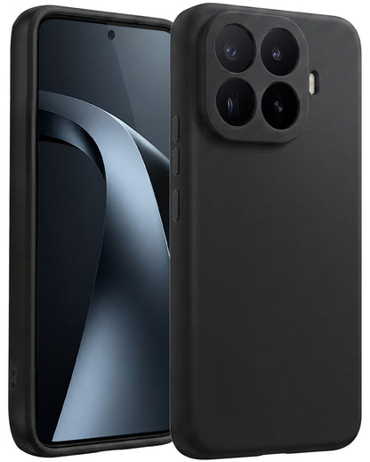 Xiaomi 17T Pro Hoesje Siliconen Backcover Lichtgewicht - Zwart