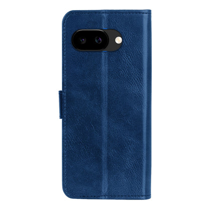 Google Pixel 9a Hoesje Bookcase Cover met Kaarthouder - Donkerblauw