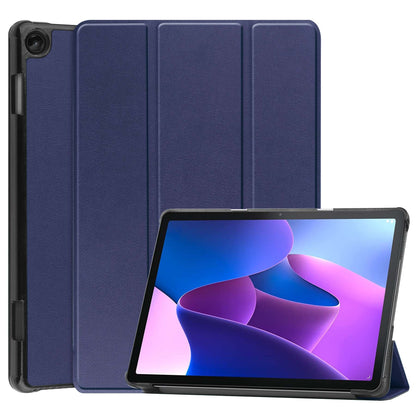 Lenovo Tab M10 (3rd gen) Trifold Bookcase Hoes - Donkerblauw