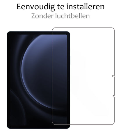 Samsung Galaxy Tab S9 FE Screenprotector Gehard Glas - Anti-kras