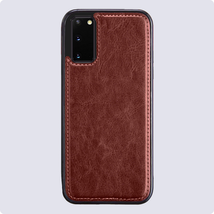 Samsung S20 Hoesje Bookcase Cover Uitneembaar - Bruin