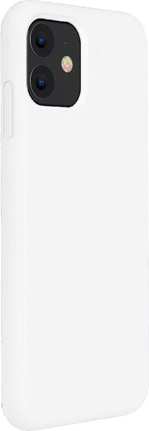 iPhone 11 Hoesje Siliconen Backcover Lichtgewicht - Wit