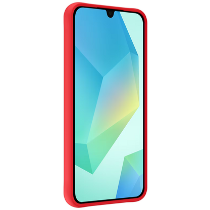 Samsung A16 Hoesje Siliconen Backcover Lichtgewicht - Rood