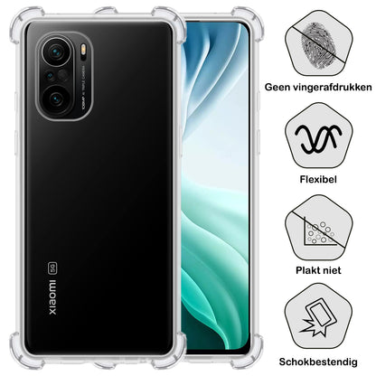 Xiaomi Mi 11i Hoesje Shockproof Backcover Siliconen - Transparant