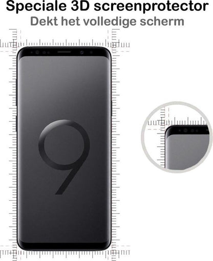 Samsung S9 Screenprotector Gehard Glas - Full Screen