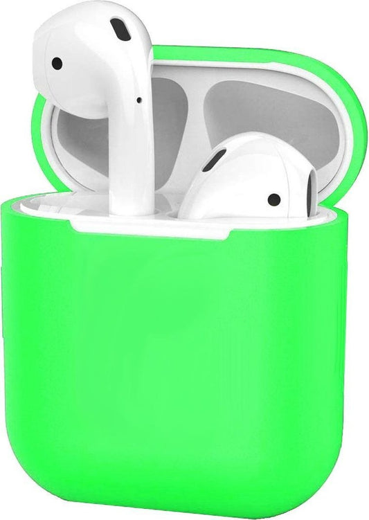 AirPods 1 Hoesje Ultra Dun Siliconen - Groen