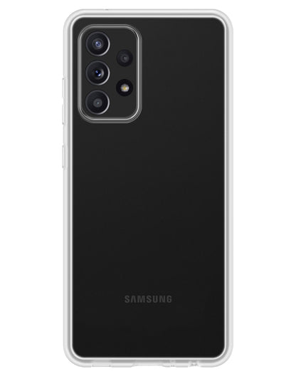 Samsung A53 Hoesje Siliconen Backcover Lichtgewicht - Transparant