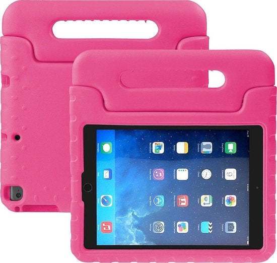 iPad Pro 9.7 Hoesje Kids Cover Bumper Met Screenprotector - Roze