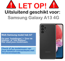 Samsung A13 4G Hoesje Siliconen Backcover Lichtgewicht - Groen