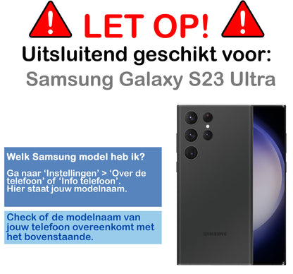 Samsung S23 Ultra Hoesje Siliconen - Donkerblauw